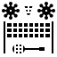 Badminton court icon 64x64