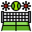 Tennis court icon 64x64