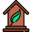 Eco house icon 64x64