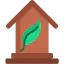 Eco house icon 64x64