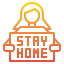 Stay at home icon 64x64