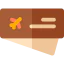 Airplane ticket icon 64x64