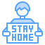 Stay at home icon 64x64