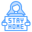 Stay at home icon 64x64