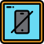 No phone icon 64x64