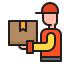 Delivery man icon 64x64