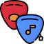 Guitar picks icon 64x64