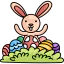 Easter bunny biểu tượng 64x64
