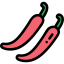 Red chili pepper アイコン 64x64