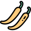 Yellow chili pepper icon 64x64