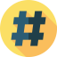 Hashtag ícone 64x64