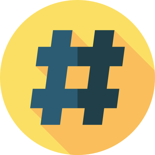 Hashtag icon
