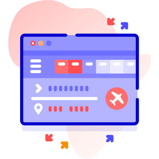 Plane ticket icon
