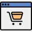 Online shopping icon 64x64