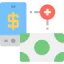 Money deposit icon 64x64