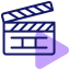 Clapperboard icon 64x64