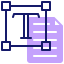 Edit text icon 64x64