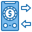 Smartphone payment icon 64x64