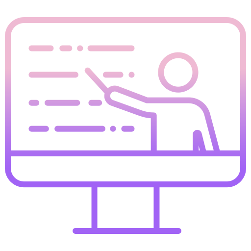 Online learning icon