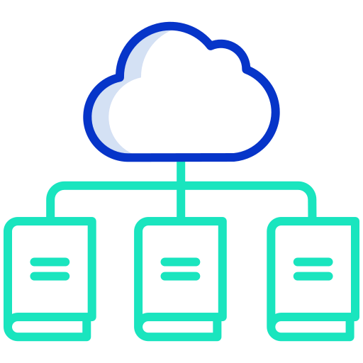 Cloud library Ikona