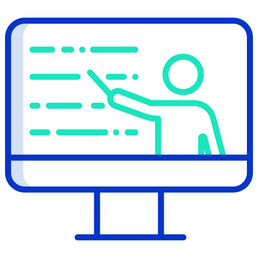 Online learning icon