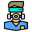 Gas mask icon 64x64