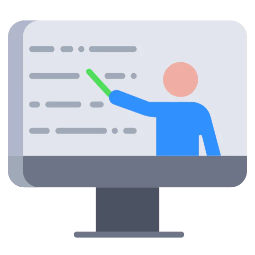 Online learning icon