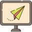 Paper plane icon 64x64