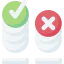 Pros and cons icon 64x64