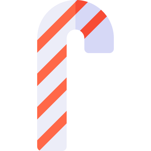 Candy cane icon