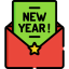 New year card Ikona 64x64