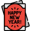 New year card Ikona 64x64