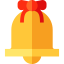 Christmas bell icon 64x64
