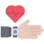 Heart rate icon 64x64