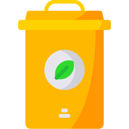 Trash bin icon