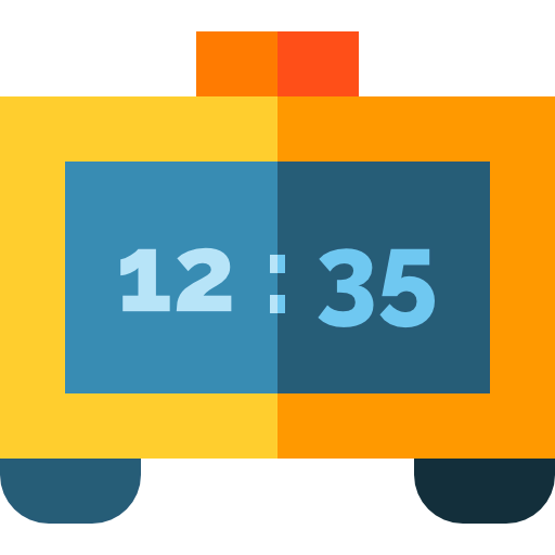 Digital clock ícono