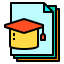 Graduation cap 상 64x64
