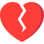 Broken heart icon 64x64