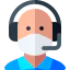 Call center agent icon 64x64