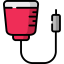 Blood transfusion icon 64x64