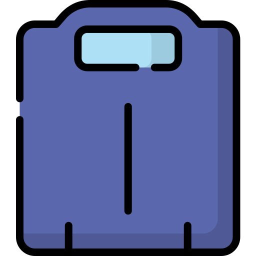 Weight scale icon