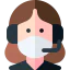 Call center agent icon 64x64