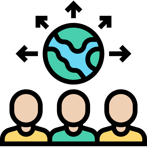 Outsourcing icon