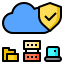 Cloud computing icon 64x64