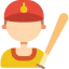 Baseball player icon 64x64
