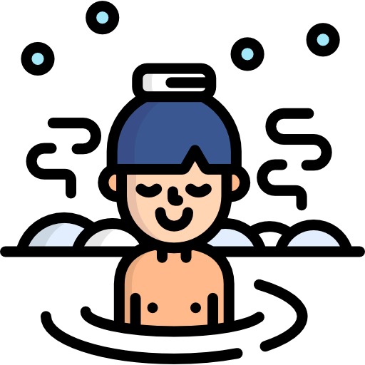 Hot spring icon