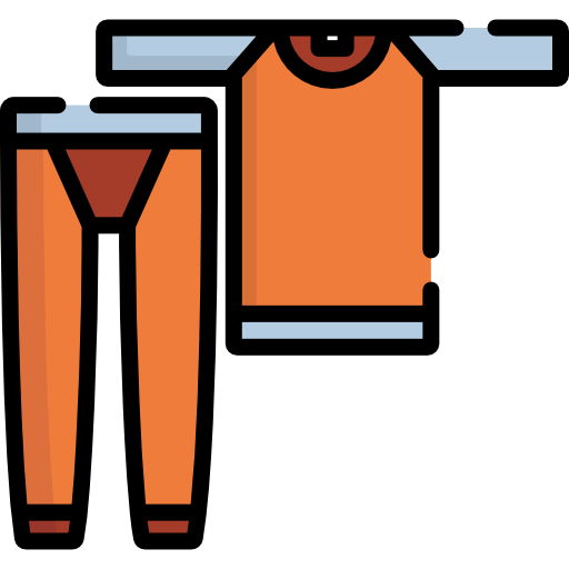 Winter clothes icon