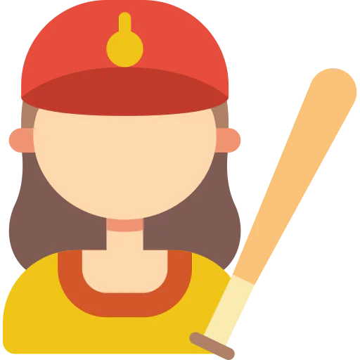 Baseball player icon