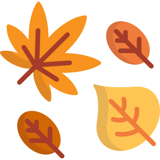 Dry leaf icon
