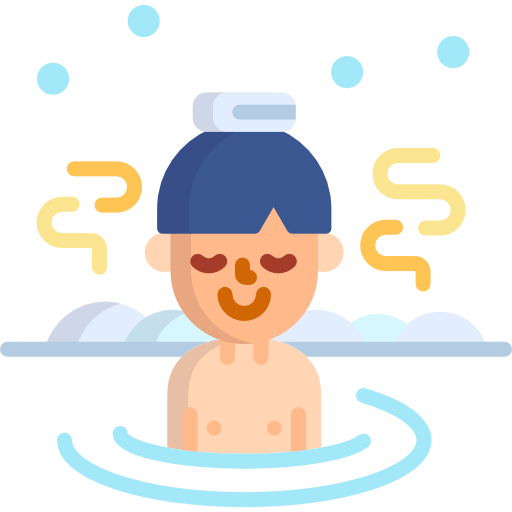 Hot spring icon